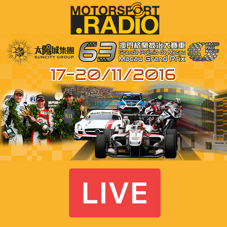 Macau GP 2016 LIVE