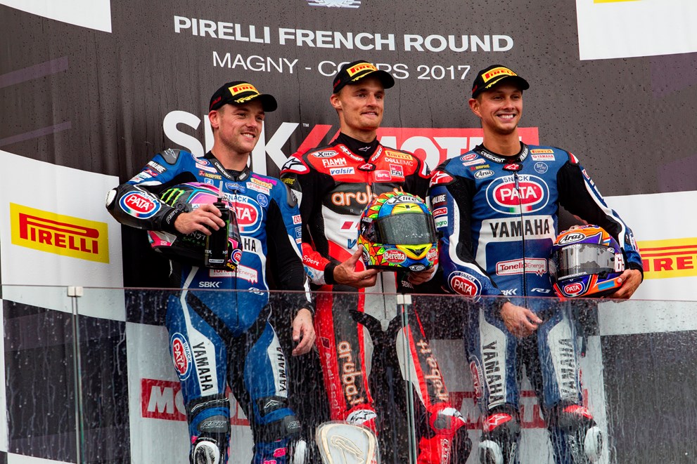 Magny Cours Podium WSBK 2017