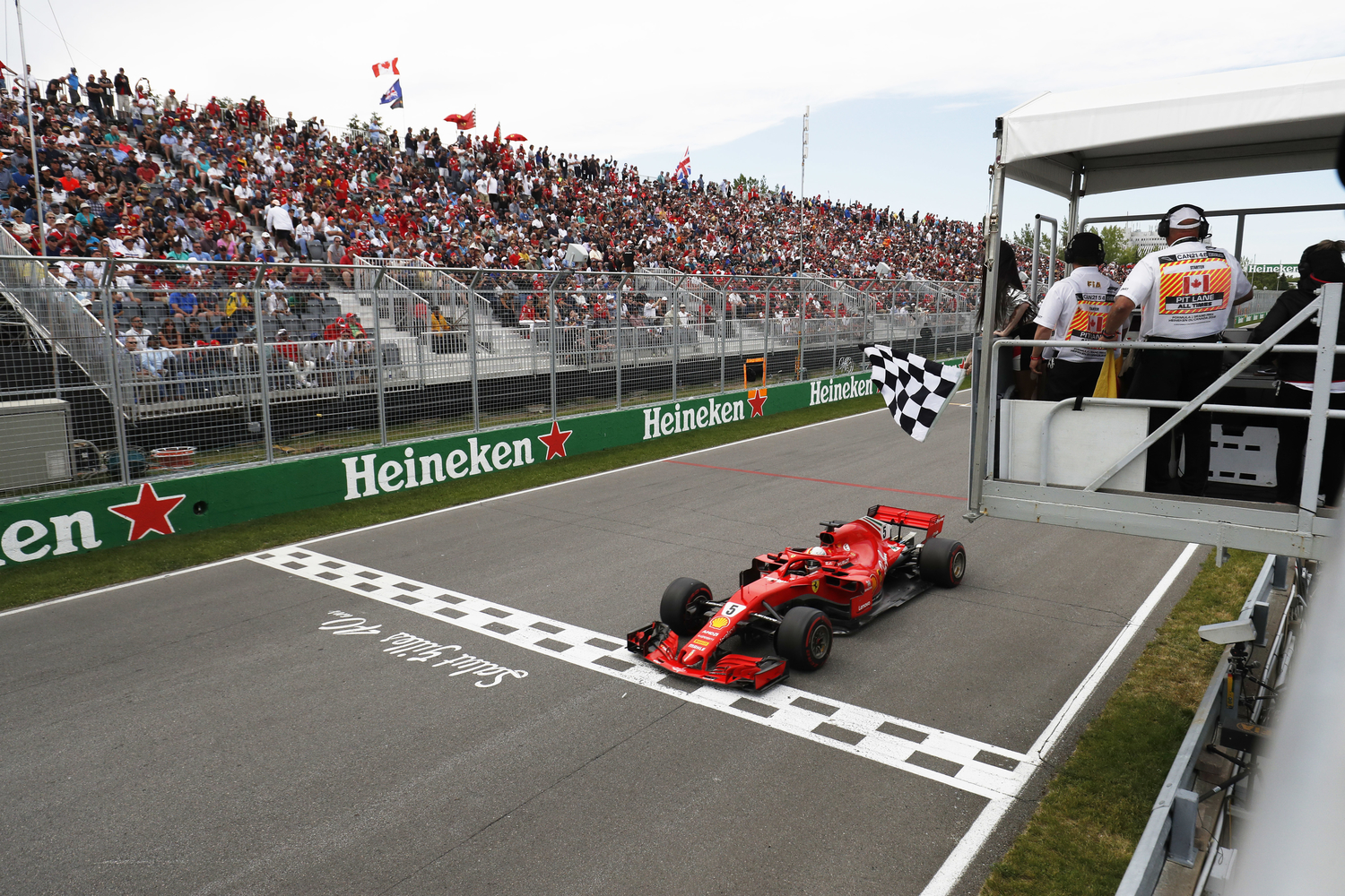 Sebastian Vettel [Finish] – Ferrari – Canadian GP – F1 2018