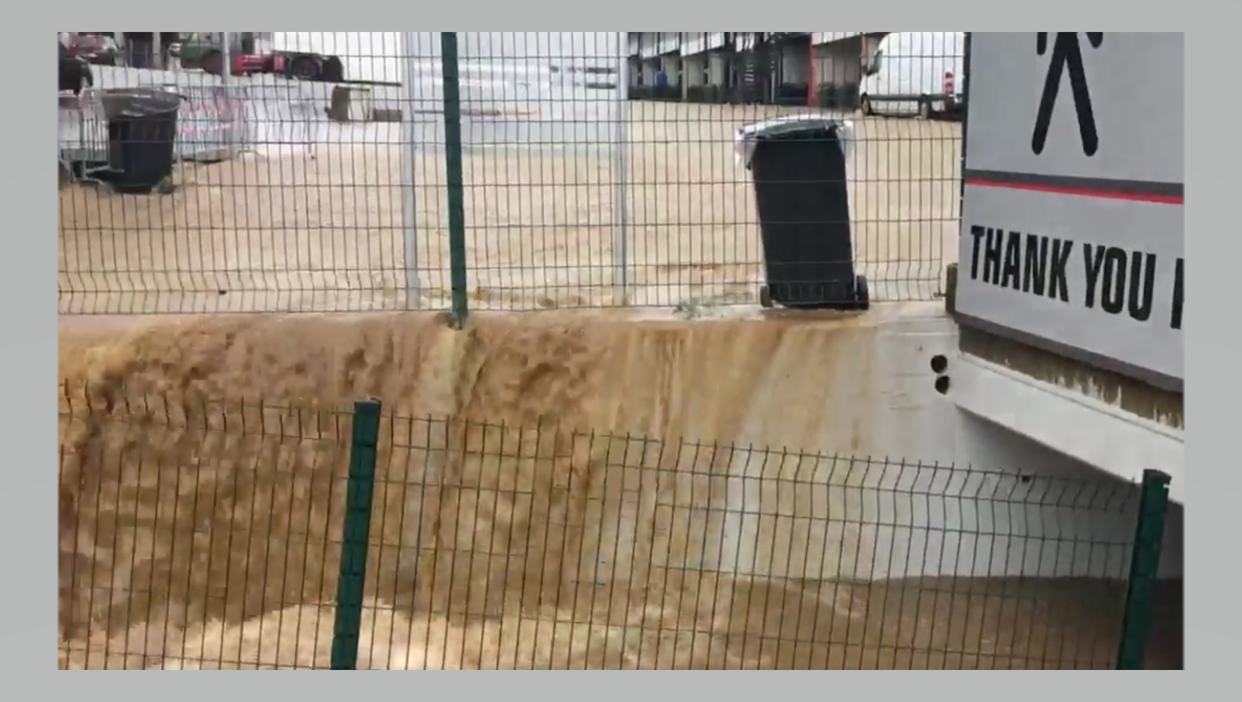 It’s a bit wet at Spa