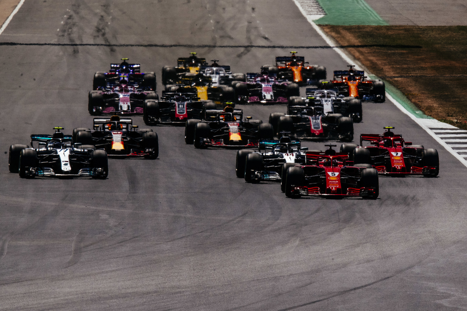 Race Start – Silverstone – British GP – F1 2018