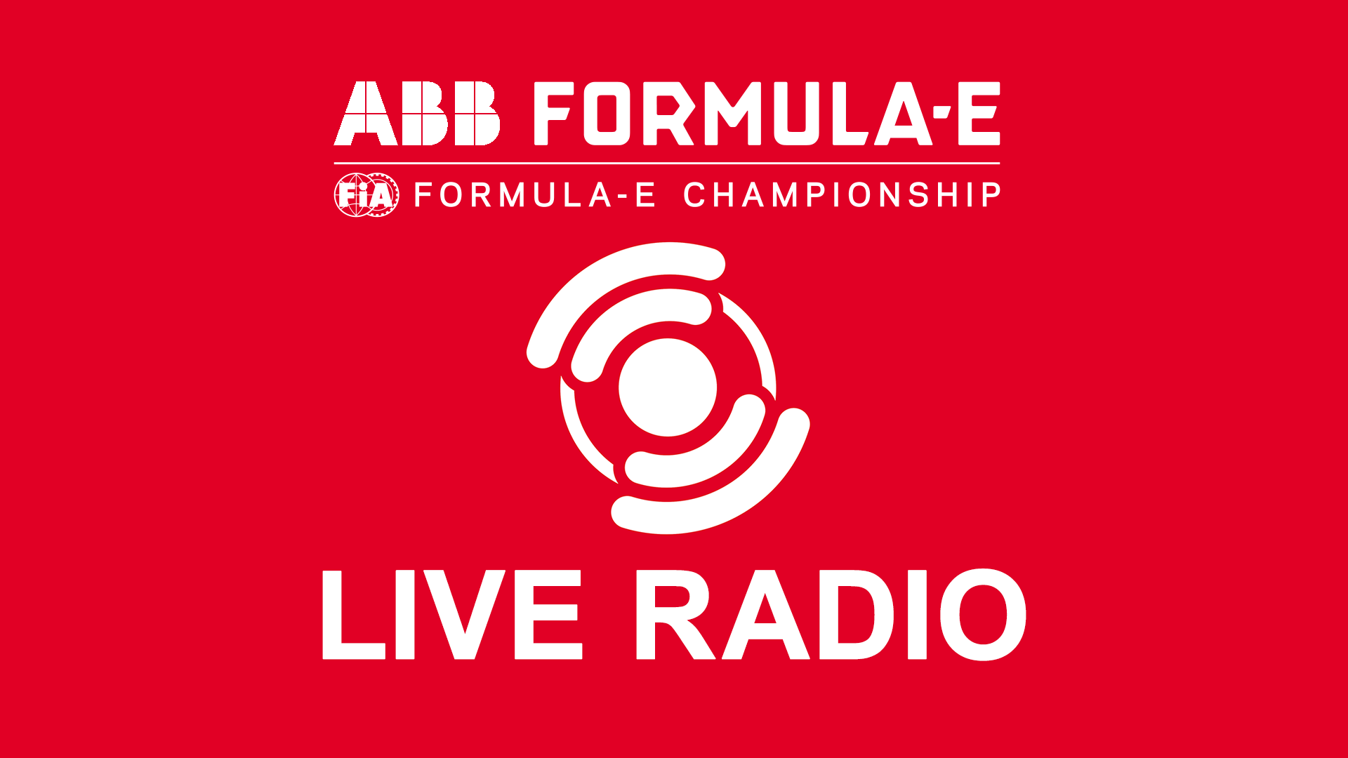 ABB Formula E Live Stream header