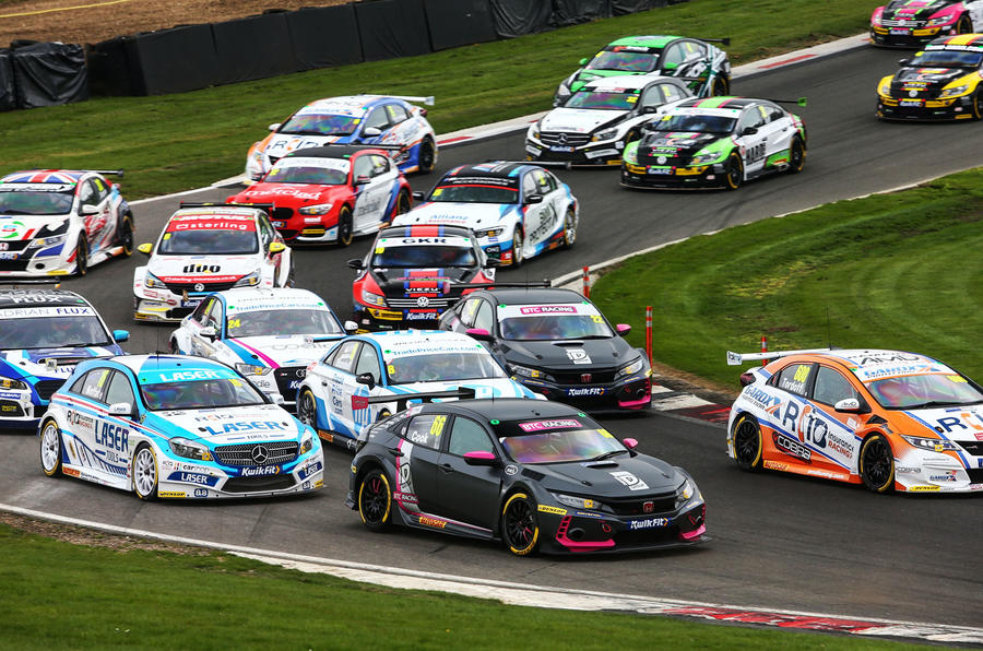 BTCC action at Brands Hatch