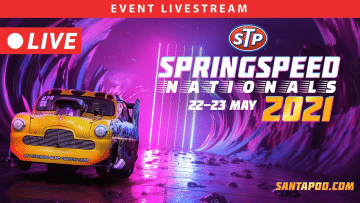 Santapod Raceway Poster 2021 – Drag Racing