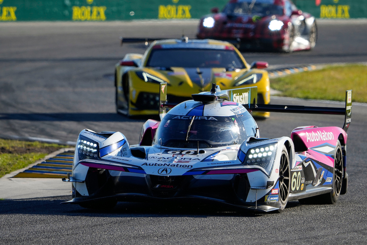 Daytona 24 hour #60: Meyer Shank Racing W/Curb-Agajanian, Acura ARX-06, GTP: Colin Braun, Tom Blomqvist, Helio Castroneves, Simon Pagenaud