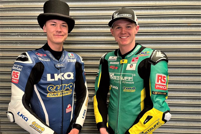 GR Motosport team 2023 Stacey and Francis