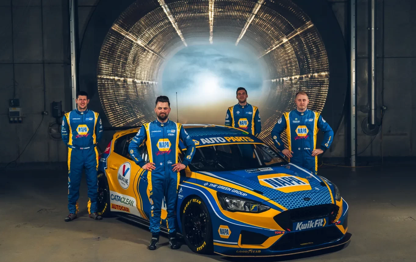 NAPA Racing line-up
