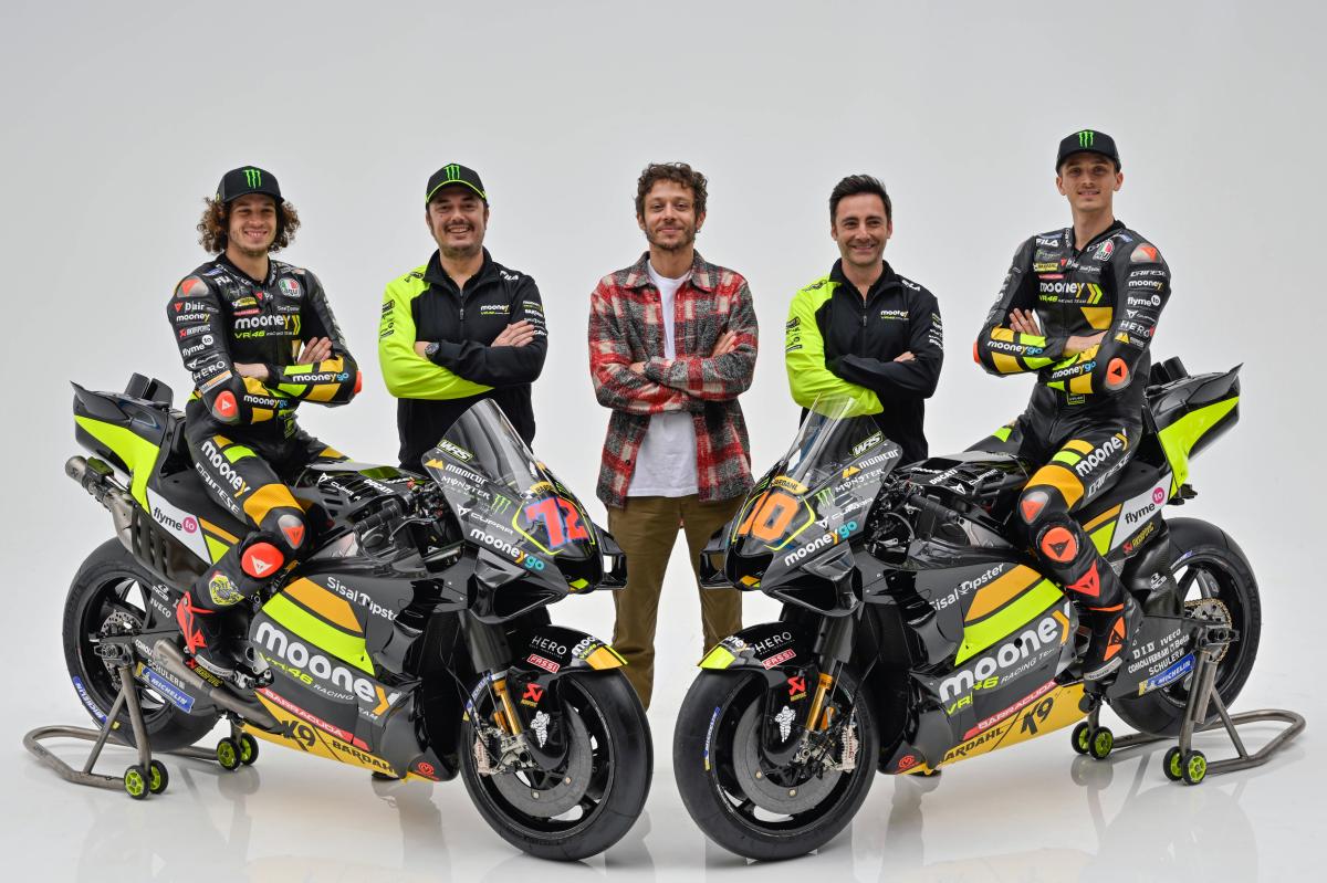 vr46 Mooney team 2023 colours