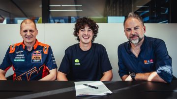 Celestino Vietti_Signing_Red Bull KTM Ajo_Moto2_Misano World Circuit Marco Simoncelli (ITA)_08-09-2023-10