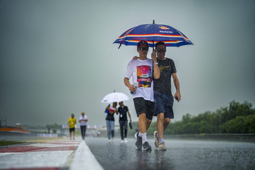 Marc Marquez India GP track walk