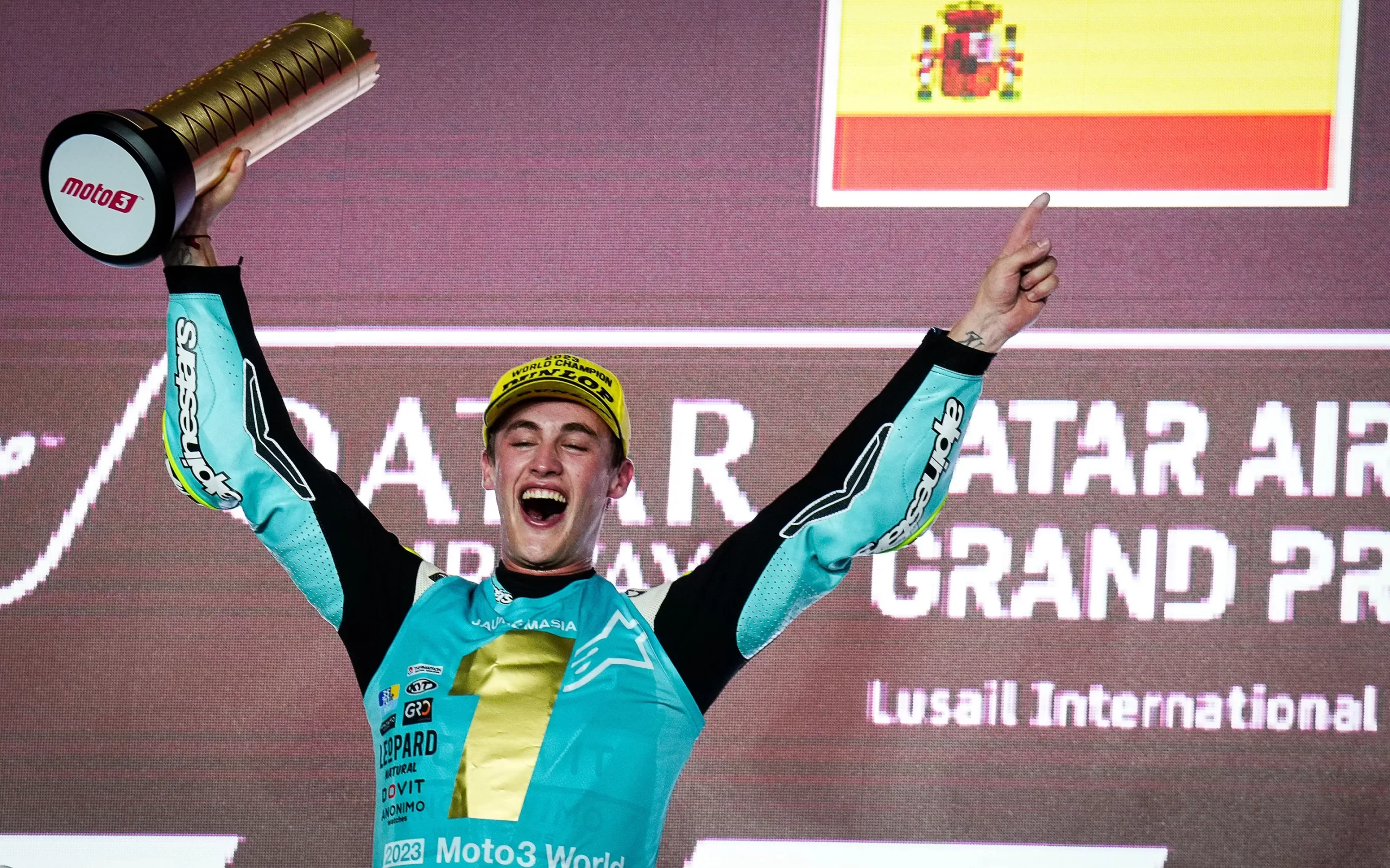 Jamue Masia Moto3 Qatar 2023 Honda Leopard Racing