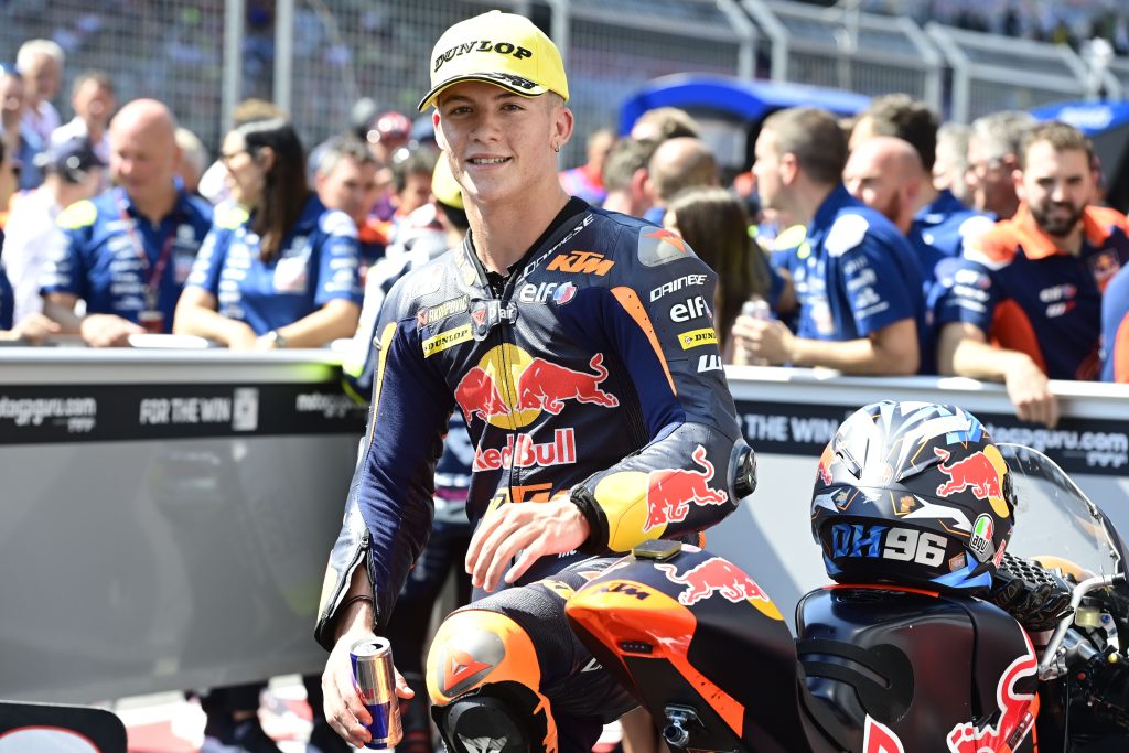 Daniel Holgado happy after a strong season